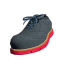 Navy Red-Soled Wingtips